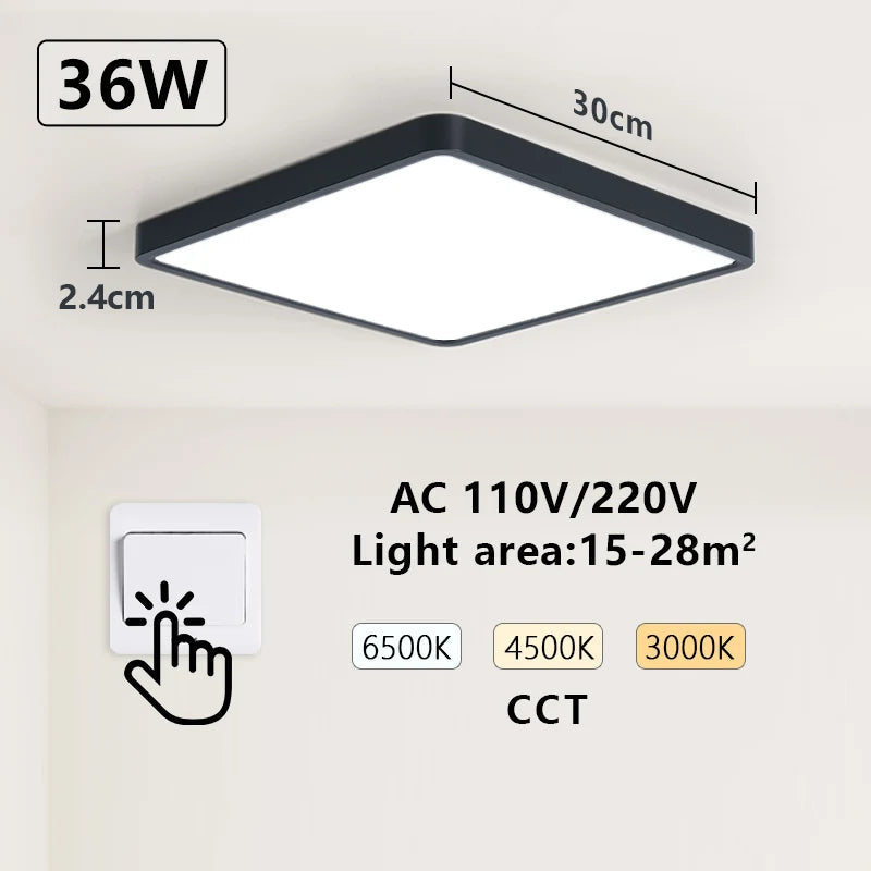 Smart LED Ceiling Lamp Voice Control Alexa