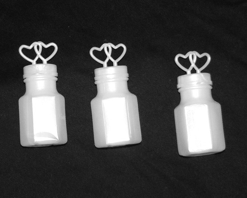 20 Pack Mini Wedding Heart Bubble Bottles send off wedding favors custom party favors