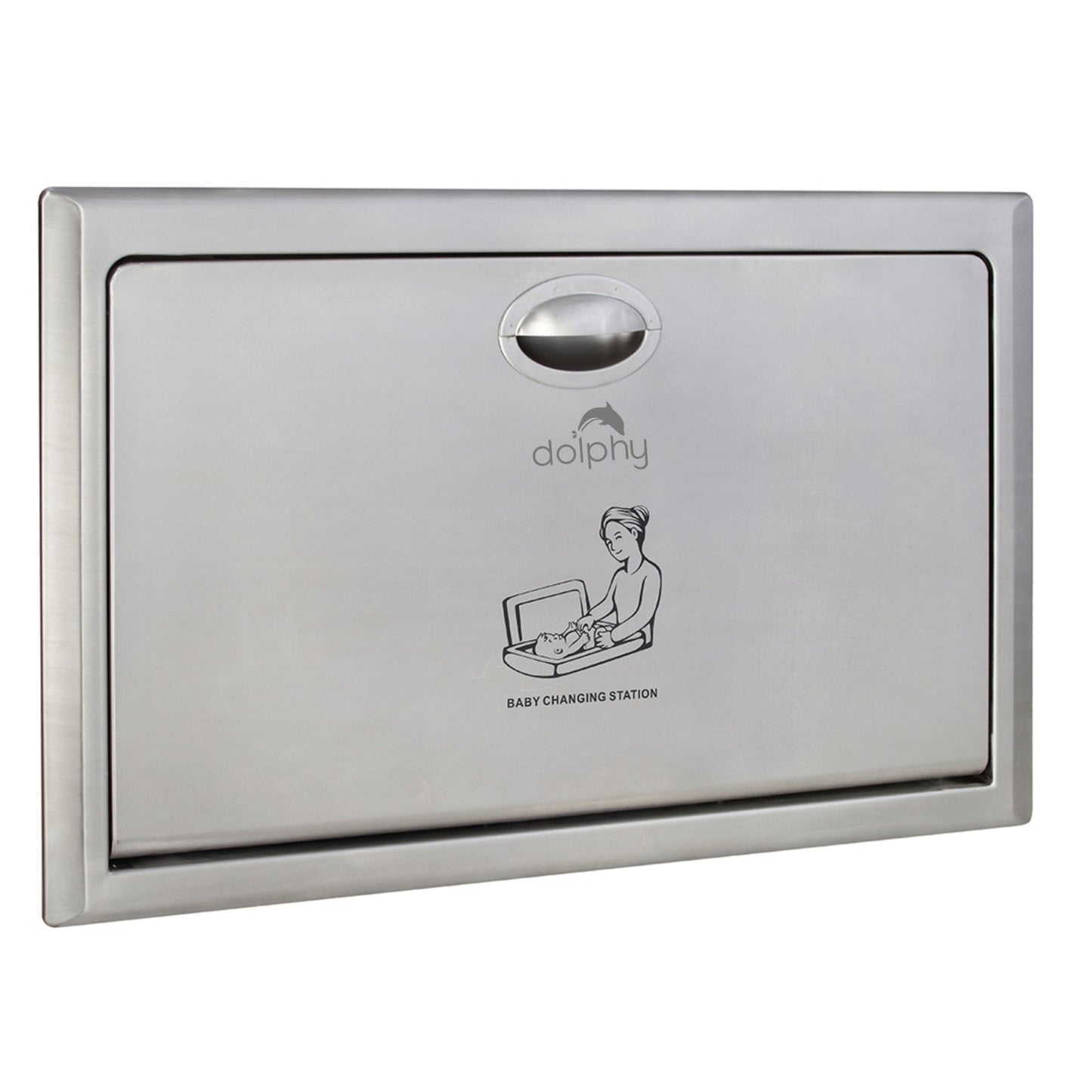 Recessed Baby Change Station - Stainless Steel