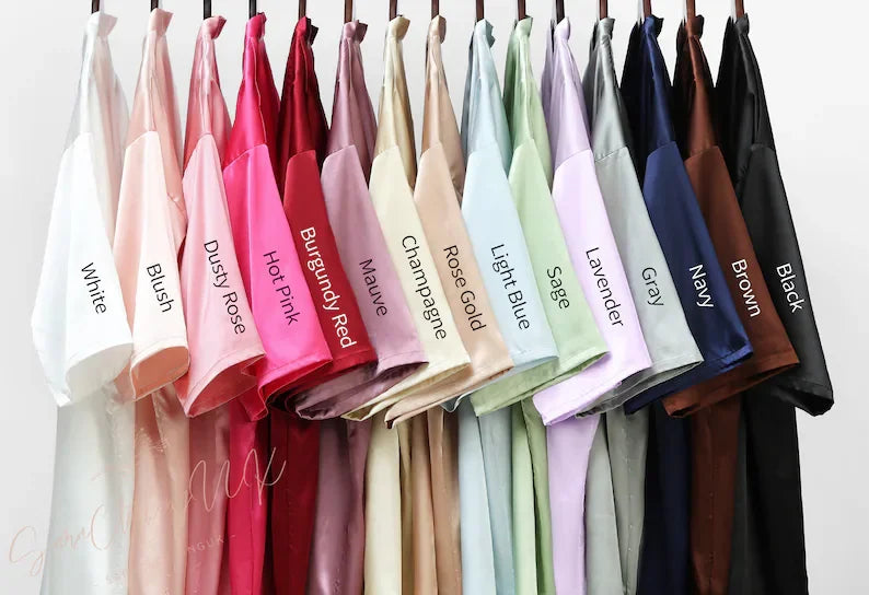 Bridesmaid Robes, Personalised Name