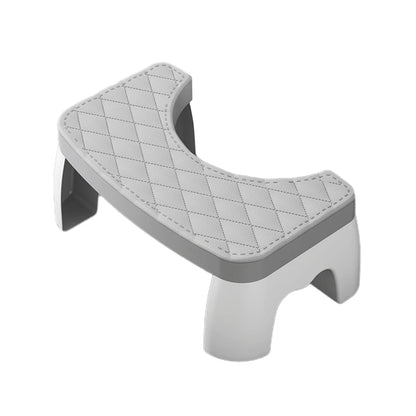 1PC Thick Anti-Slip Toilet Stool - Ergonomic Squatting Footstool for Bathroom, Adult Squat Potty