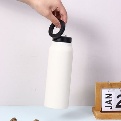 Magnetic Phone Holder Insulated Water Bottle