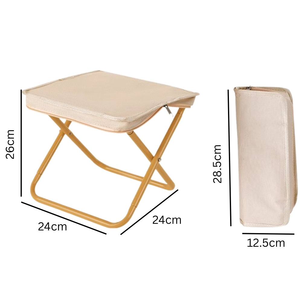 Portable Folding Camping Stool with Carry Bag