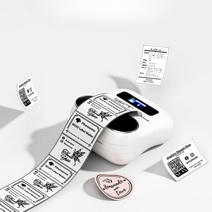 Self-adhesive Smart Thermal Label Printer Wireless Sticker Printer