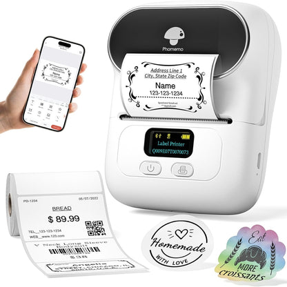 Self-adhesive Smart Thermal Label Printer Wireless Sticker Printer