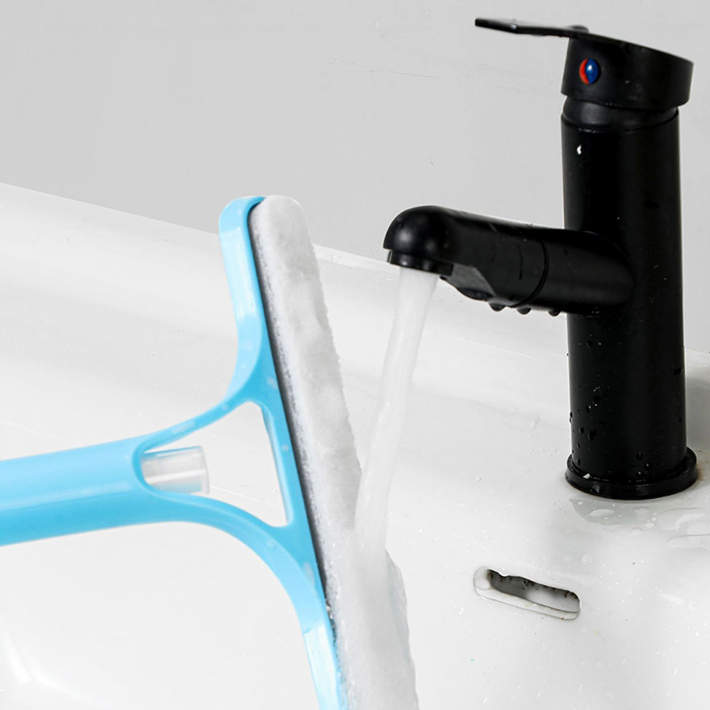 3 in 1 Squeegee Multifunctional Glass Cleaning Tool with Spray Bottle