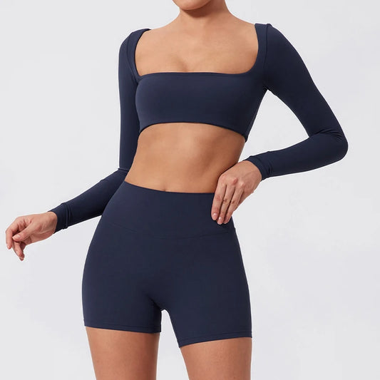 Hearuisavy Quick Dry Activewear Crop Top