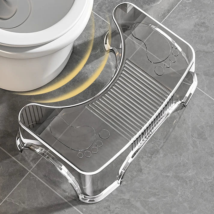 1PC Thick Anti-Slip Toilet Stool - Ergonomic Squatting Footstool for Bathroom, Adult Squat Potty