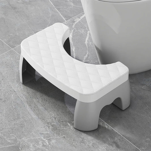 1PC Thick Anti-Slip Toilet Stool - Ergonomic Squatting Footstool for Bathroom, Adult Squat Potty