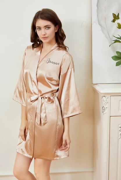 Bridesmaid Robes, Personalised Name
