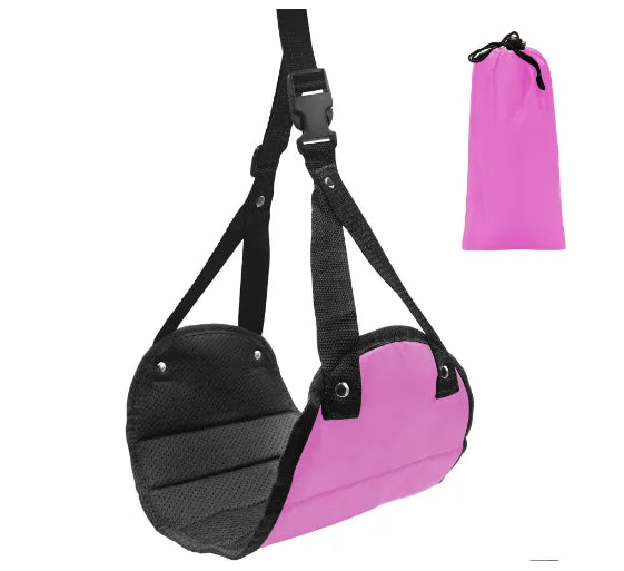 Portable Foot Mat - Adjustable Strap Office Resting Foot Mat & Travel Airplane