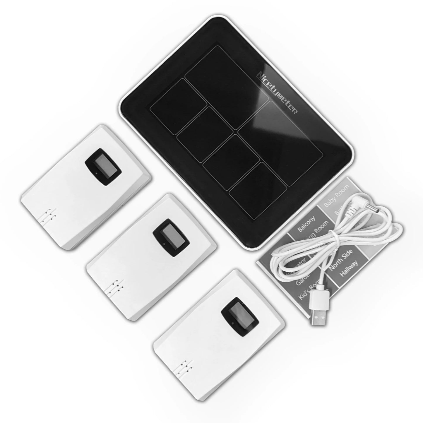 Weather Stations Wireless Indoor Outdoor Temperature Humidity VA Color Display Weather Forecast Barometric Pressure Alarm Clocks