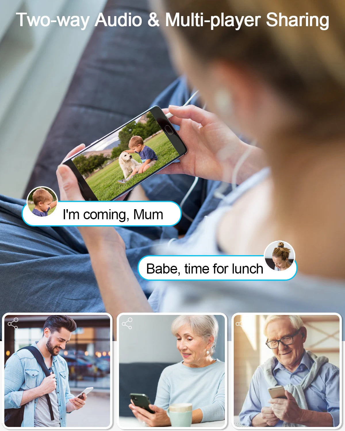 ANRAN 5MP 3K FHD 100% Wireless Support Alexa Color Night Vision Spotlight Outdoor Solar Wifi CCTV Camera