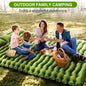 WESTTUNE Inflatable Mattress 4" Thick for 2 Person with Pillow Built-in Foot Pump Double Sleeping Pad for Backpacking Hiking