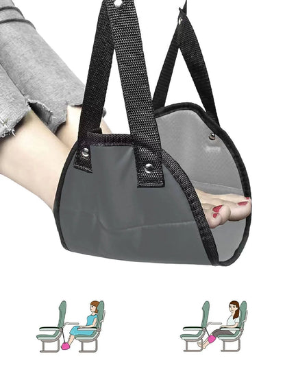 Portable Foot Mat - Adjustable Strap Office Resting Foot Mat & Travel Airplane