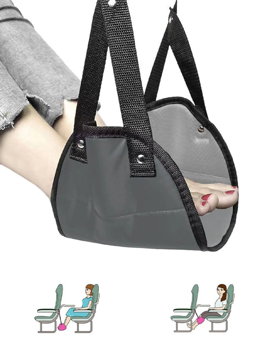 Portable Foot Mat - Adjustable Strap Office Resting Foot Mat & Travel Airplane