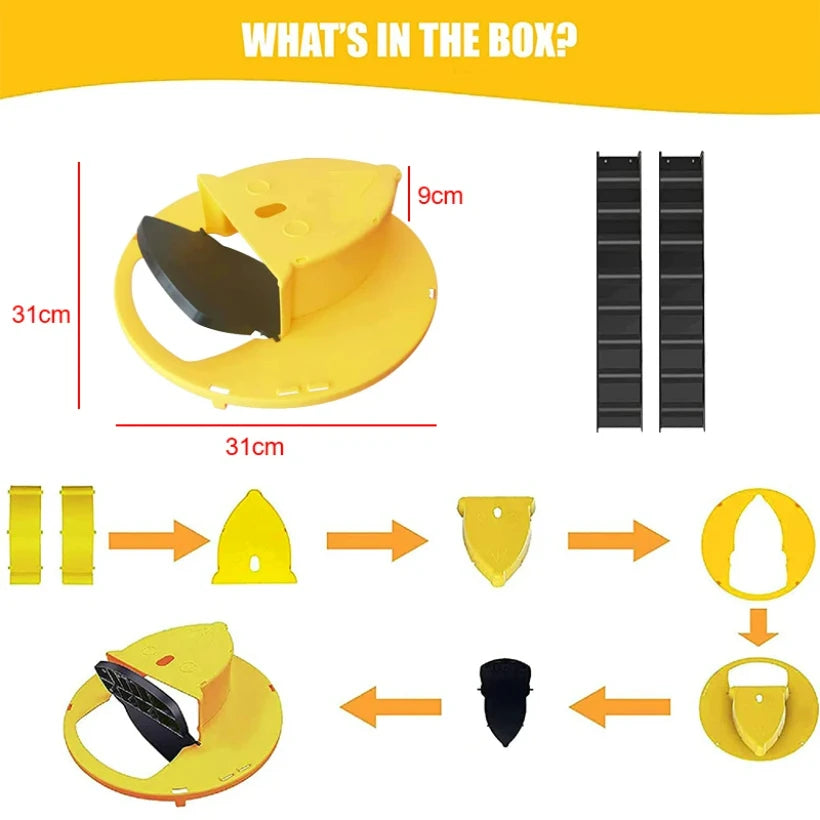 Mouse Catcher Automatic Reset Flipping Sliding Bucket Lid Automatic Reset After Catching Mice