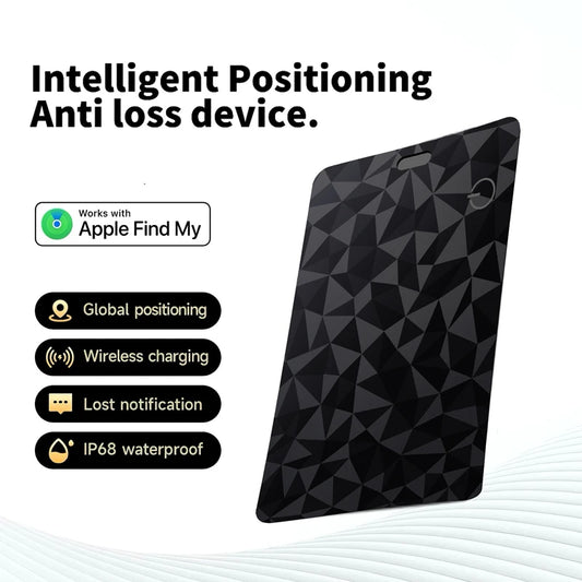 Wallet Anti-loss Card Location Tracking Smart Air Tag Card Pet Tracker Bluetooth Device Ultra-thin Card Wireless Charging 2025