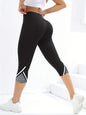Activewear High Waist Pants Capri Leggings For Women With Tummy Control