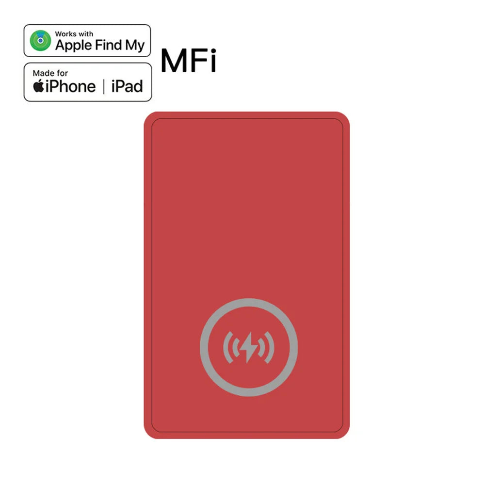 Rechargeable Wallet Tracker Card Finder MFi Certified Find My Smart Air Tag BT 5.2 Bag Luggage GPS Track Locator for Apple
