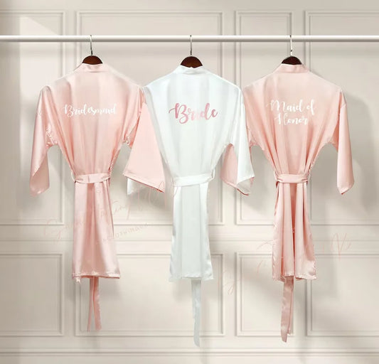 Bridesmaid Robes, Personalised Name