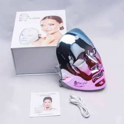 LED Colorful Spectrometer Charging Touch Beauty Instrument, Photon Rejuvenation Beauty Mask Beauty Salon Special Instrument
