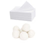 Laundry Care Essentials Bundle: 100 Detergent Sheets + 6 Wool Dryer Balls Pack