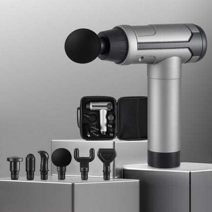 Everfit Massage Gun 30 Speed 6 Heads Vibration Muscle Massager Chargeable Black