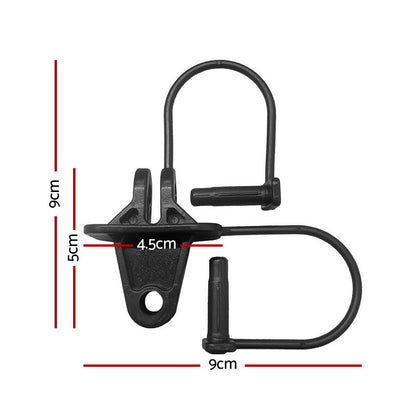 Giantz Electric Fence Insulators 200pcs Pinlock Black