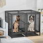 52 XXXL Heavy Duty Dog Cage Large Breed Kennel on Wheels