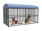 Pawhub Heavy Duty Dog Cage Black Metal Kennel Indoor Outdoor 3M