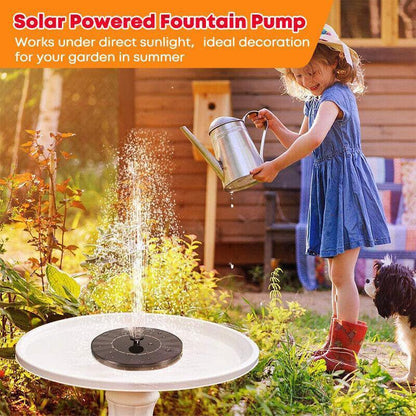 2022 Outdoor Solar Powered Floating Bird Bath Water Fountain Pump Garden Pond Au