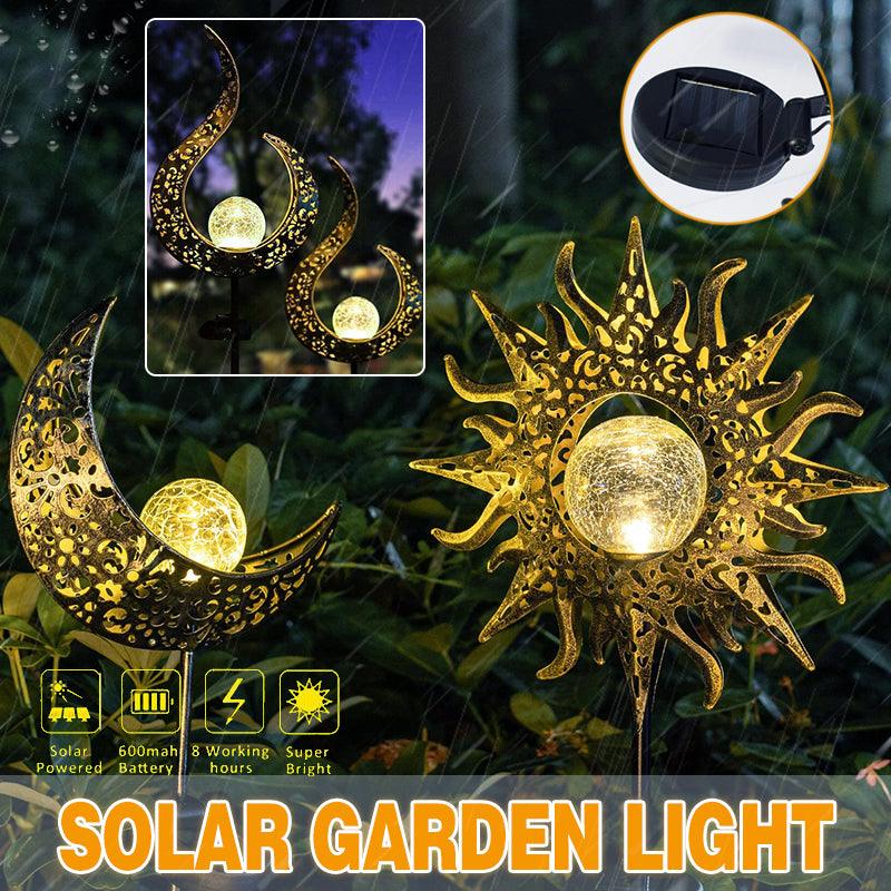 Solar Lights LED Garden Decor Outdoor Path Lights Lawn Light Lantern Lamp - 1X Sun