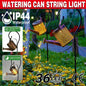 Solar Led Watering Can String Light Outdoor Garden Art Waterfall Lamp Decoration - Style A: Shower + Lamp