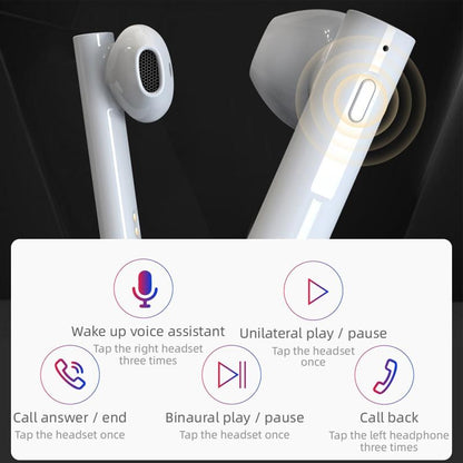 Mini Solar Sport Bluetooth Earphones with Charging Box