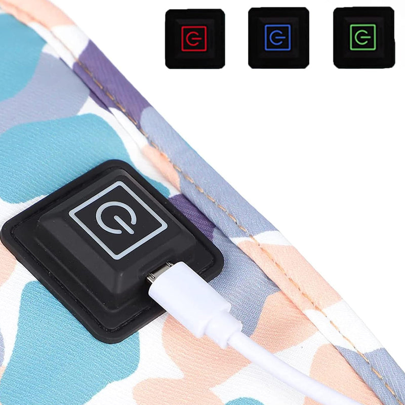 Vibe Geeks 3 Temperature Insulated Milk Baby Bottle Warmer- Usb Plugged-in - Pink