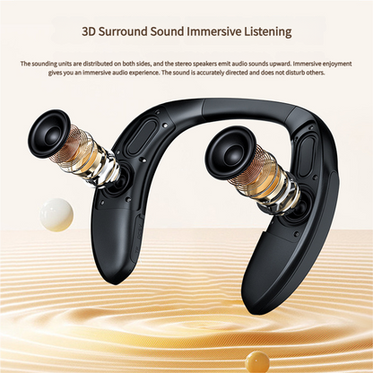 Stylish Neckband Wireless Bluetooth Speaker - Unleash Your Audio Freedom