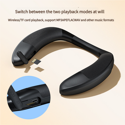 Stylish Neckband Wireless Bluetooth Speaker - Unleash Your Audio Freedom