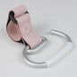 Pink Stroller Hooks 4-Pack - Leather and Alloy Pram Hooks with Velcro for Mom Bags and Accessories