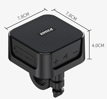 Rugged Portable Bike Bluetooth Speaker - Waterproof Outdoor Sound System with Mount