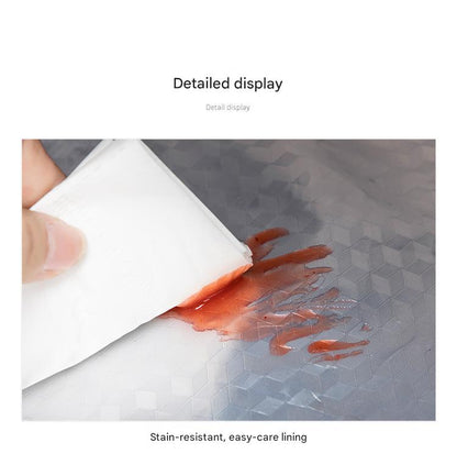 Insulated Lunch Tote Bag - Large Capacity, Multi-Pocket, Waterproof & Stain-Resistant Lining(black)