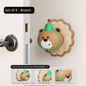 4 Pcs Brown Adorable Bear Wall Protector - Multi-Use Self-Adhesive Door Stopper Bumper