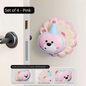4 Pcs Pink Adorable Bear Wall Protector - Multi-Use Self-Adhesive Door Stopper Bumper