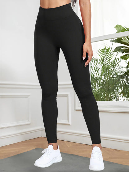 Women’s Seamless Ribbed Leggings High Waist Butt Lifting