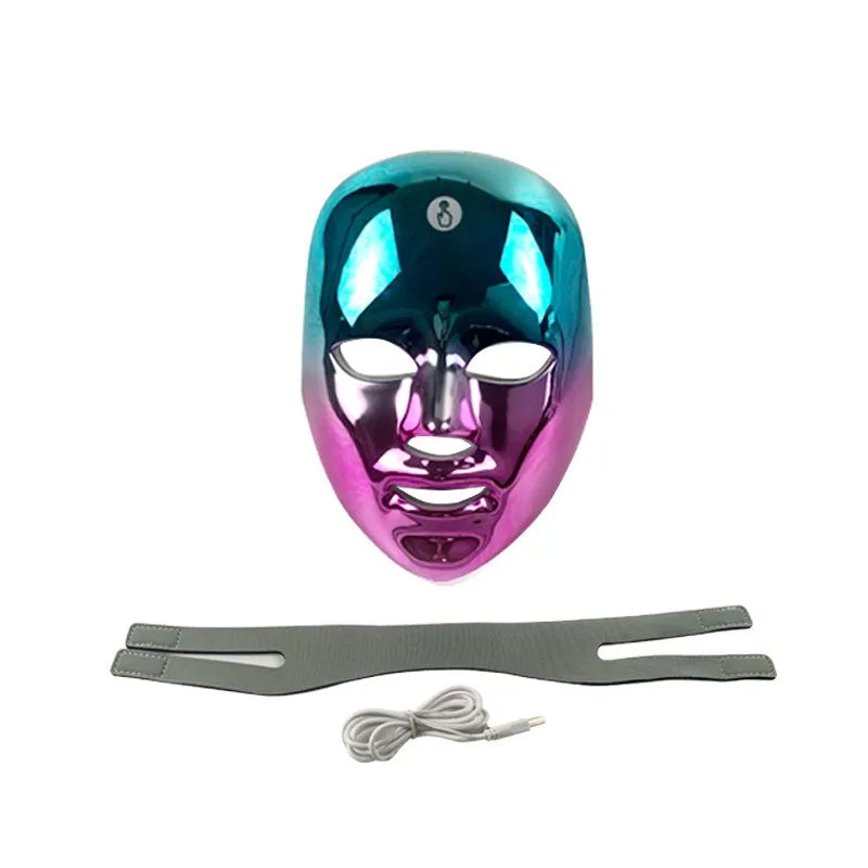 LED Colorful Spectrometer Charging Touch Beauty Instrument, Photon Rejuvenation Beauty Mask Beauty Salon Special Instrument