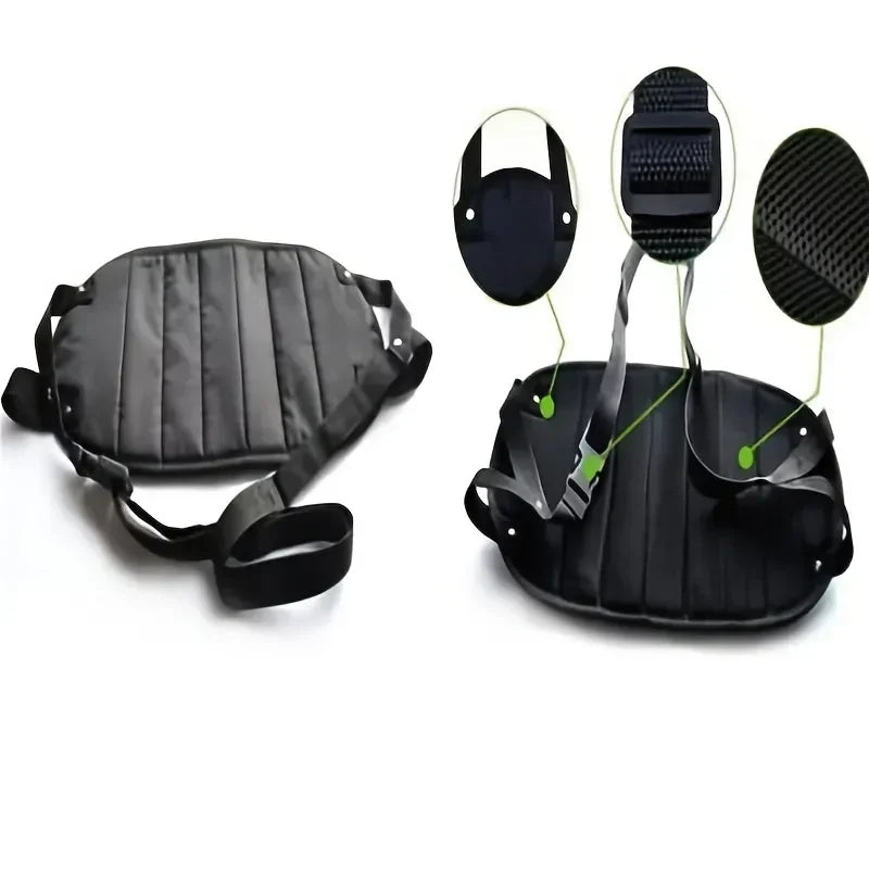 Portable Foot Mat - Adjustable Strap Office Resting Foot Mat & Travel Airplane