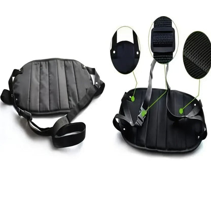 Portable Foot Mat - Adjustable Strap Office Resting Foot Mat & Travel Airplane