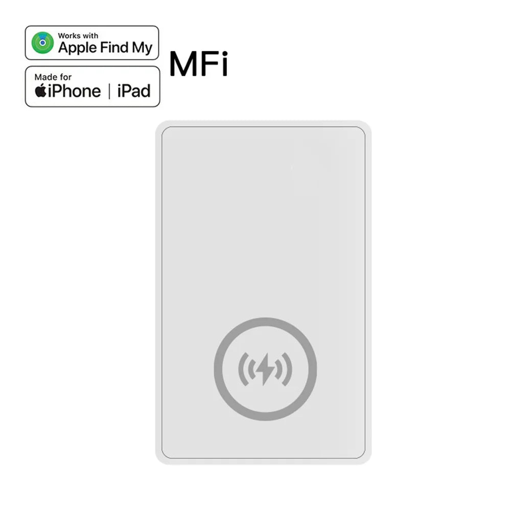 Rechargeable Wallet Tracker Card Finder MFi Certified Find My Smart Air Tag BT 5.2 Bag Luggage GPS Track Locator for Apple